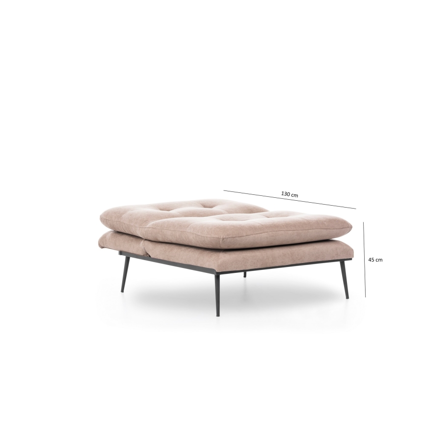 Išskleidžiamas fotelis SPEAKY, rudos spalvos