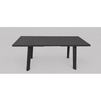 Išskleidžiamas valgomasis stalas KERNO 150/190x80 cm juodas