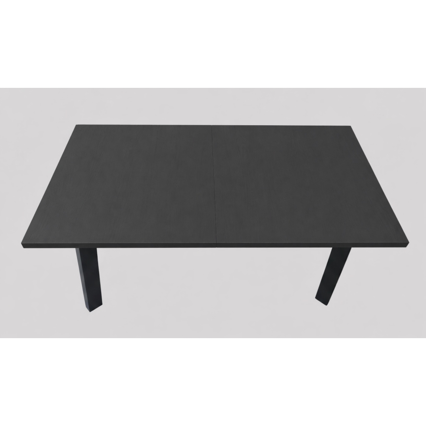 Išskleidžiamas valgomasis stalas KERNO 150/190x80 cm juodas