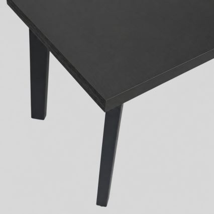 Išskleidžiamas valgomasis stalas KERNO 150/190x80 cm juodas