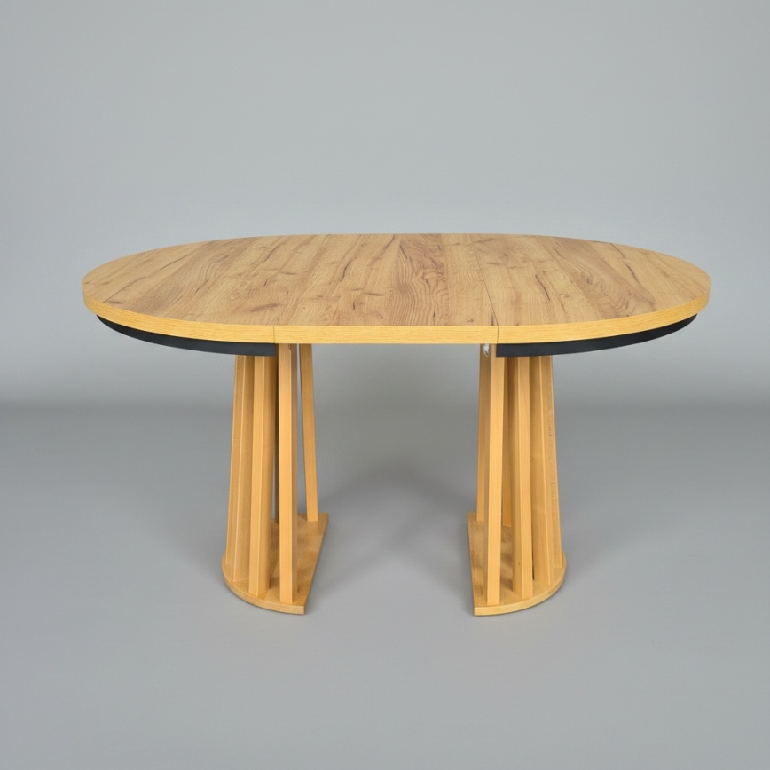 Išskleidžiamas valgomasis stalas NEXUS 100/140x77 cm ąžuolas craft/juoda