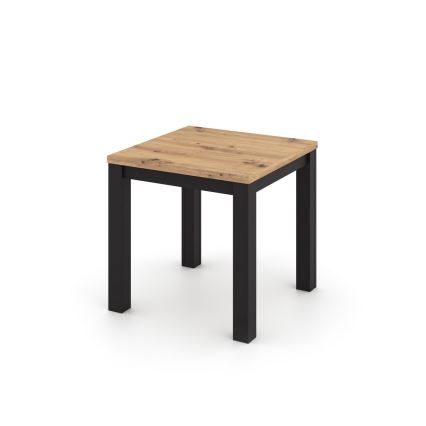Išskleidžiamas valgomasis stalas ZARO ąžuolas Artisan/juodas