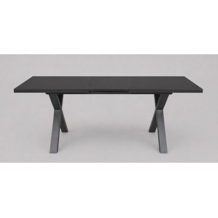 Išskleidžiamas valgomojo stalas DOMO 150/190x80 cm juodas