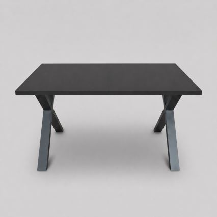 Išskleidžiamas valgomojo stalas DOMO 150/190x80 cm juodas