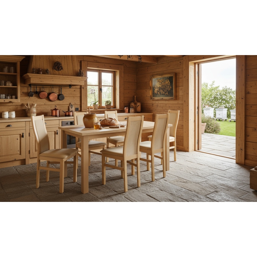 Išskleidžiamas valgomojo stalas LIAM sonoma ąžuolas