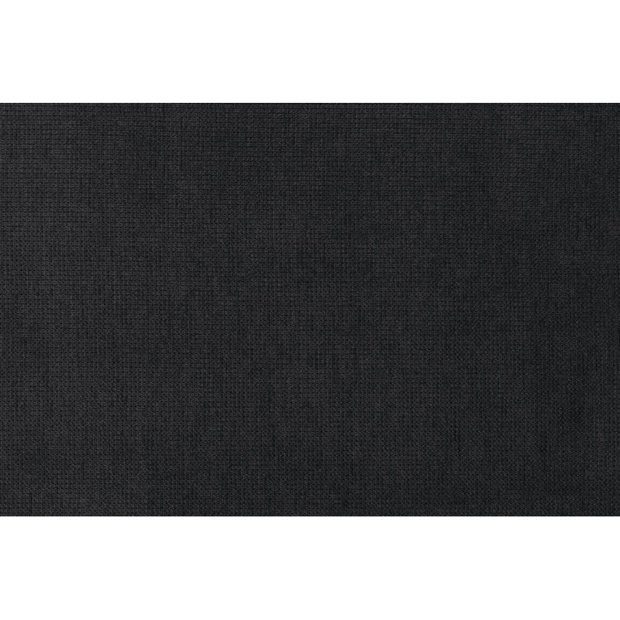 Ištraukiama PALERMO sofa-lova su patalynės dėže ir pufu, juoda, dešinės pusės