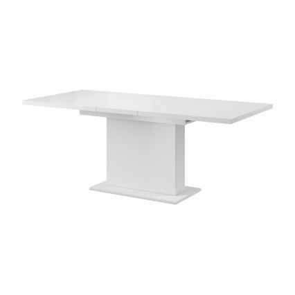 Ištraukiamas valgomasis stalas STRAP 160/200 x 90 cm baltas