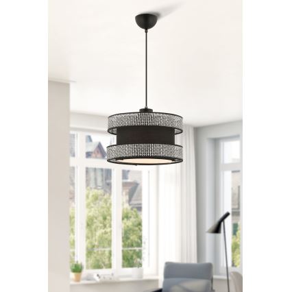 Įsukamas šviestuvas HALO 1xE27/60W/230V juodas/pilkas