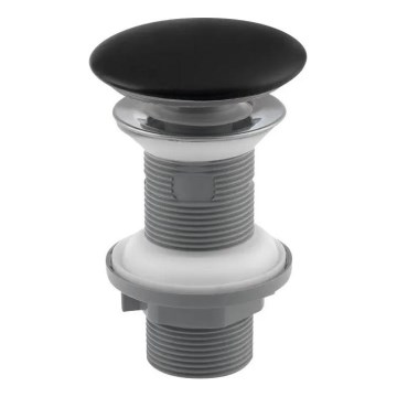 Isvea - praustuvo išleidimo įrenginys, skersmuo 7,2 cm, matinė juoda