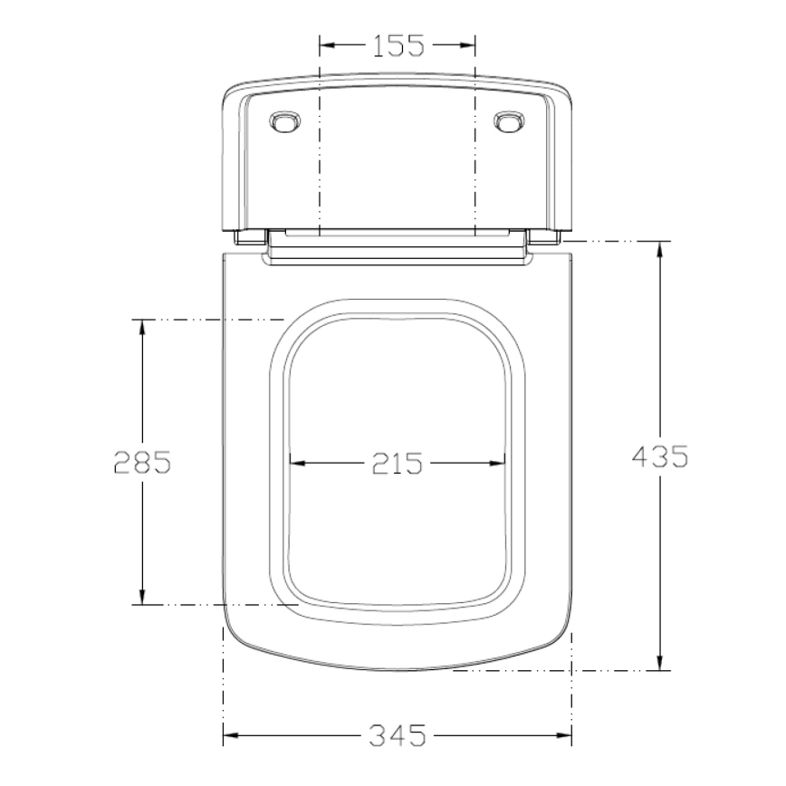 Isvea - PURITY SoftClose tualeto sėdynė, balta