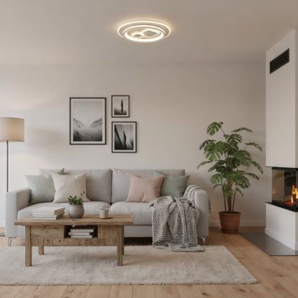 ITALUX - Dimeriuojamas LED lubų šviestuvas PARCO LED/55W/230V 3000-6500K skersm. 50 cm baltas + nuotolinis valdymas