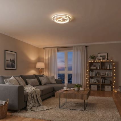 ITALUX - Dimeriuojamas LED lubų šviestuvas PARCO LED/55W/230V 3000-6500K skersm. 50 cm baltas + nuotolinis valdymas