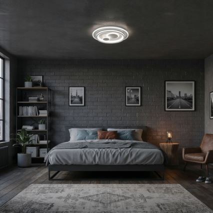 ITALUX - reguliuojamas LED lubinis šviestuvas PARCO LED/55W/230V 3000-6500K Ø 50 cm baltas + nuotolinis valdymas
