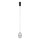 ITALUX - LED liustra ant laido ALANI LED/6W/230V 3000K juoda/auksinė