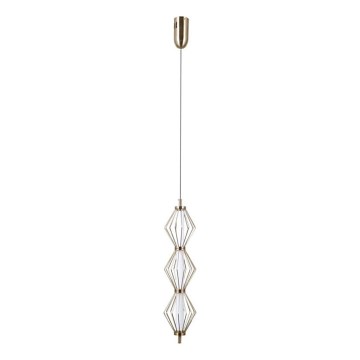 ITALUX - LED liustra ant laido SEVILLA LED/15W/230V 3000K auksinė