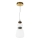 ITALUX - LED pakabinama liustra ant troselio EVANS LED/12W/230V 3000K auksinė/balta