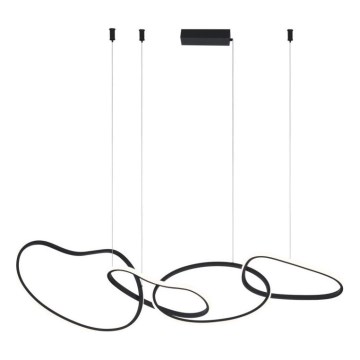 ITALUX - LED pakabinamas šviestuvas ant laido FONTE LED/60W/230V 3000/4000/6000K juodas