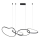 ITALUX - LED pakabinamas šviestuvas ant laido FONTE LED/60W/230V 3000/4000/6000K juodas