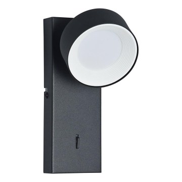 ITALUX - LED sieninis šviestuvas FONTEN LED/1,8W/230V 4000K juodas