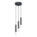 ITALUX - Liustra ant laido FILANO 3xG9/5W/230V juoda