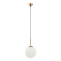 ITALUX - Pakabinamas šviestuvas ant laido DEORE 1xE27/40W/230V skersmuo 25 cm bronzos spalvos