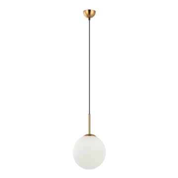 ITALUX - Pakabinamas šviestuvas ant laido DEORE 1xE27/40W/230V skersmuo 25 cm bronzos spalvos