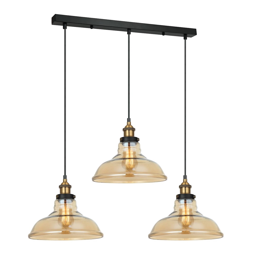 ITALUX - Pakabinamas šviestuvas ant laido HUBERT 3xE27/40W/230V