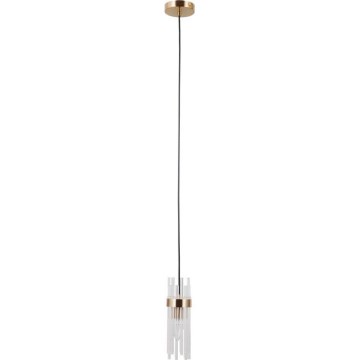 ITALUX - Pakabinamas šviestuvas TARASO su laidu 1xE14/40W/230V auksinė