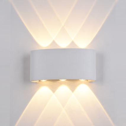 ITALUX - LED sieninis lauko šviestuvas GILBERTO 3xLED/2W/230V 3000K IP54