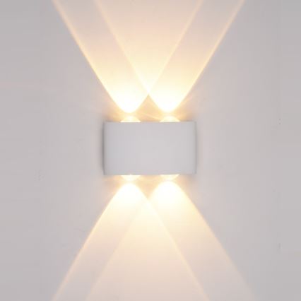 ITALUX - LED sieninis lauko šviestuvas GILBERTO 2xLED/2W/230V 3000K IP54