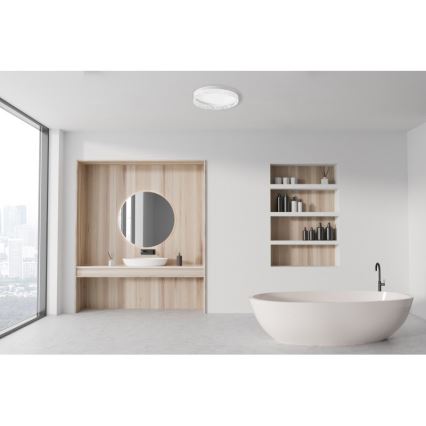 ITALUX - reguliuojamas LED lubinis šviestuvas RANTE LED/58W/230V 3000-6500K, skersmuo 50 cm, baltas + nuotolinis valdymas