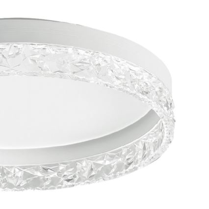 ITALUX - reguliuojamas LED lubinis šviestuvas RANTE LED/58W/230V 3000-6500K, skersmuo 50 cm, baltas + nuotolinis valdymas