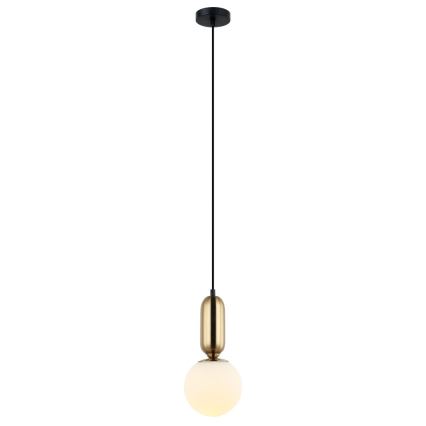 ITALUX - Pakabinamas sietynas ALDEVA 1xE27/40W/230V diametras 15 cm bronza