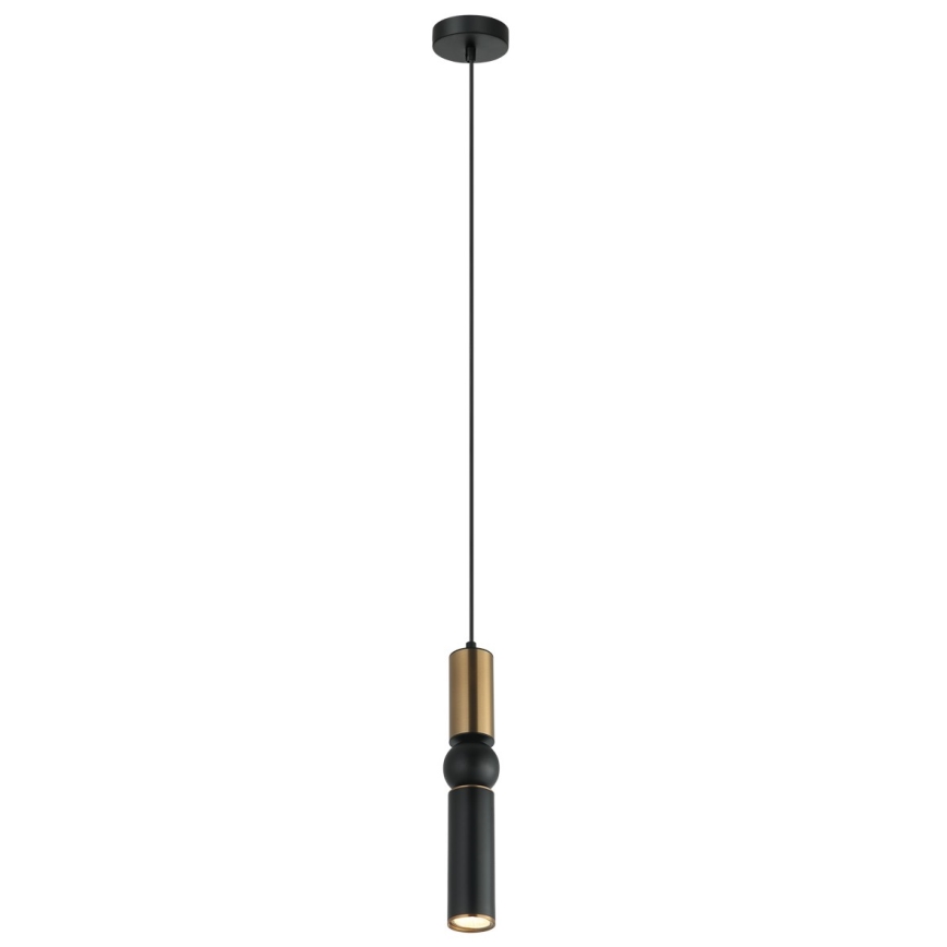 ITALUX - Pakabinamas sietynas ISIDORA 1xGU10/25W/230V juoda/bronza