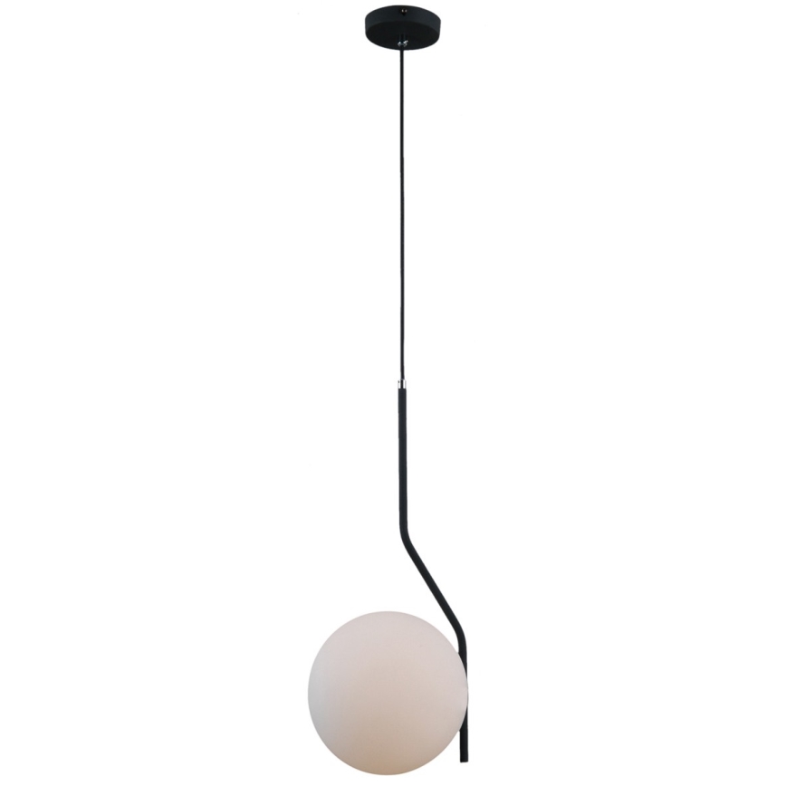 ITALUX - Pakabinamas sietynas CARIMI 1xE27/5W/230V juoda