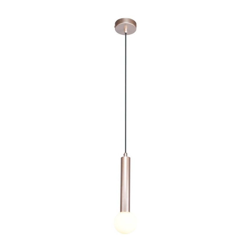 ITALUX - Pakabinamas šviestuvas su laidu FILANO 1xG9/5W/230V rožinio aukso spalvos