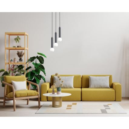 ITALUX - Liustra ant laido FILANO 3xG9/5W/230V juoda