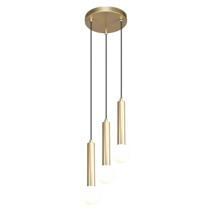 ITALUX - Pakabinamas šviestuvas ant laido FILANO 3xG9/5W/230V auksinis