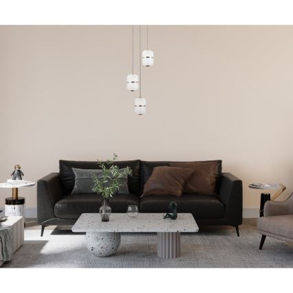 ITALUX - LED pakabinamas šviestuvas ant laido ALANI 3xLED/5W/230V 3000K auksinis