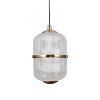 ITALUX - LED liustra ant laido ALANI 5xLED/5,6W/230V 3000K juoda/auksinė