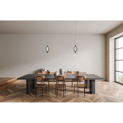 ITALUX - pakabinama LED liustra SEVILLA LED/5W/230V 3000K juoda