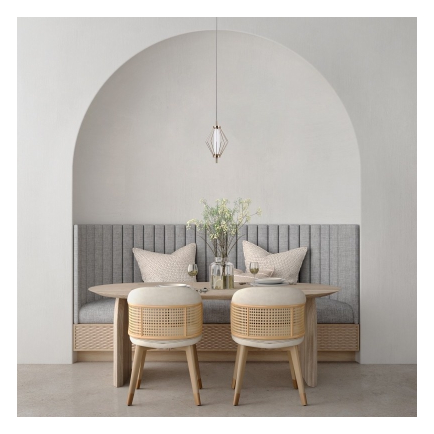 ITALUX - LED pakabinamas šviestuvas ant laido SEVILLA LED/5W/230V 3000K auksinis