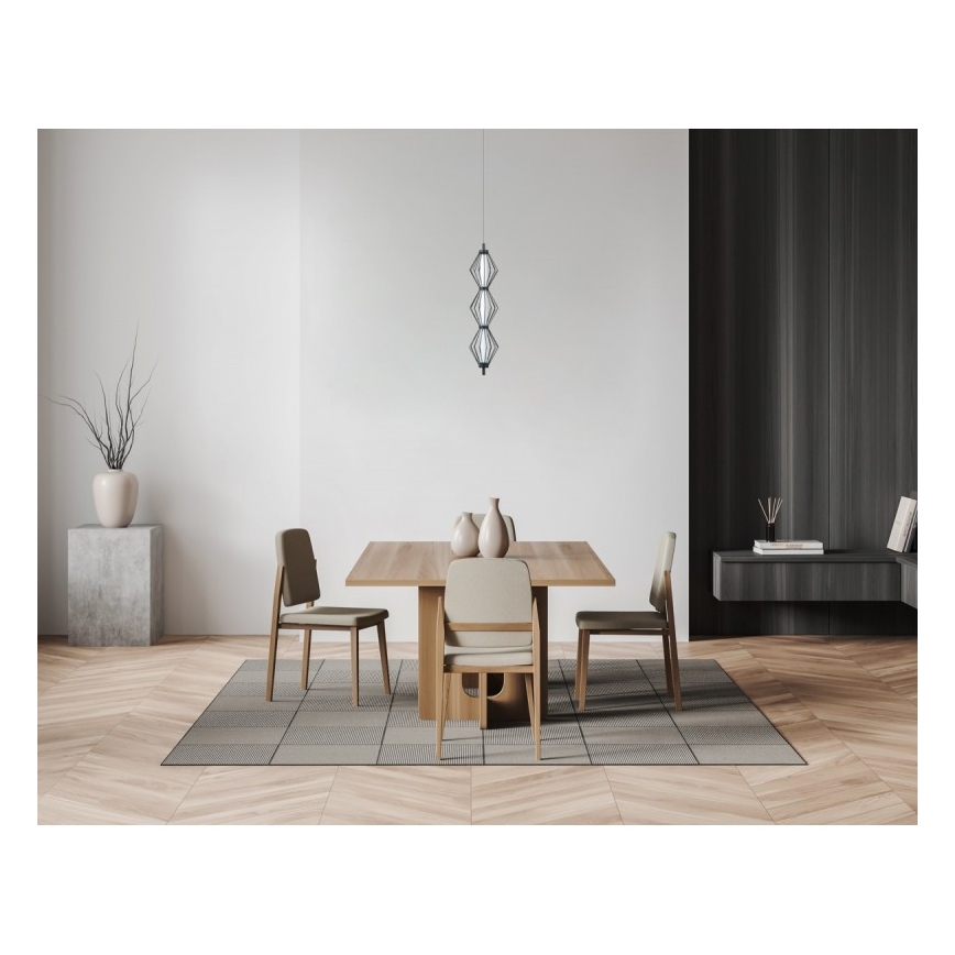 ITALUX - LED pakabinamas šviestuvas ant laido SEVILLA LED/15W/230V 3000K juodas