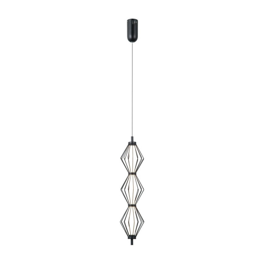 ITALUX - LED pakabinamas šviestuvas ant laido SEVILLA LED/15W/230V 3000K juodas