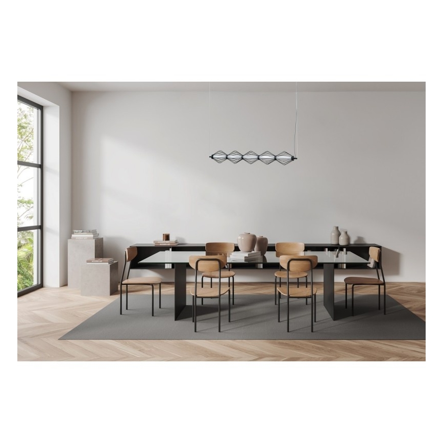 ITALUX - LED liustra ant laido SEVILLA LED/25W/230V 3000K juoda