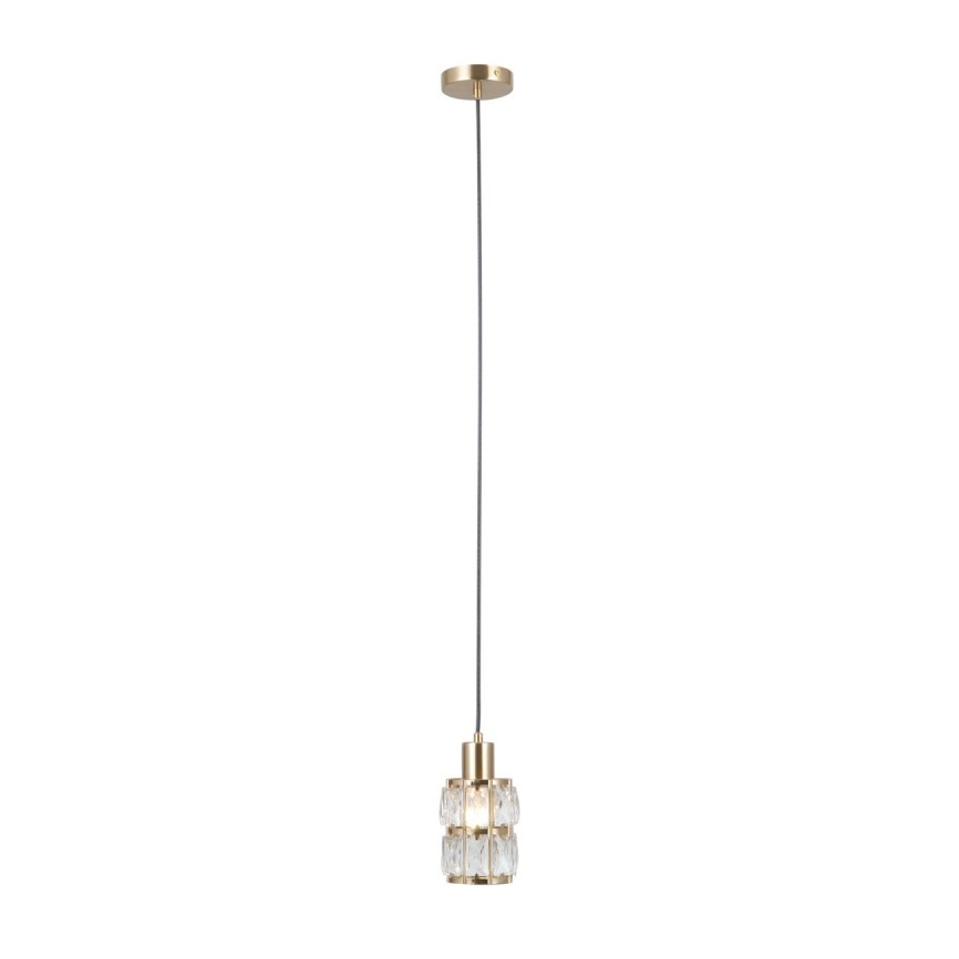 ITALUX - Pakabinamas šviestuvas ALMA ant laido 1xE27/40W/230V, auksinis