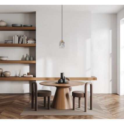 ITALUX - Pakabinama liustra TORNO ant laido 1xE14/40W/230V auksinė