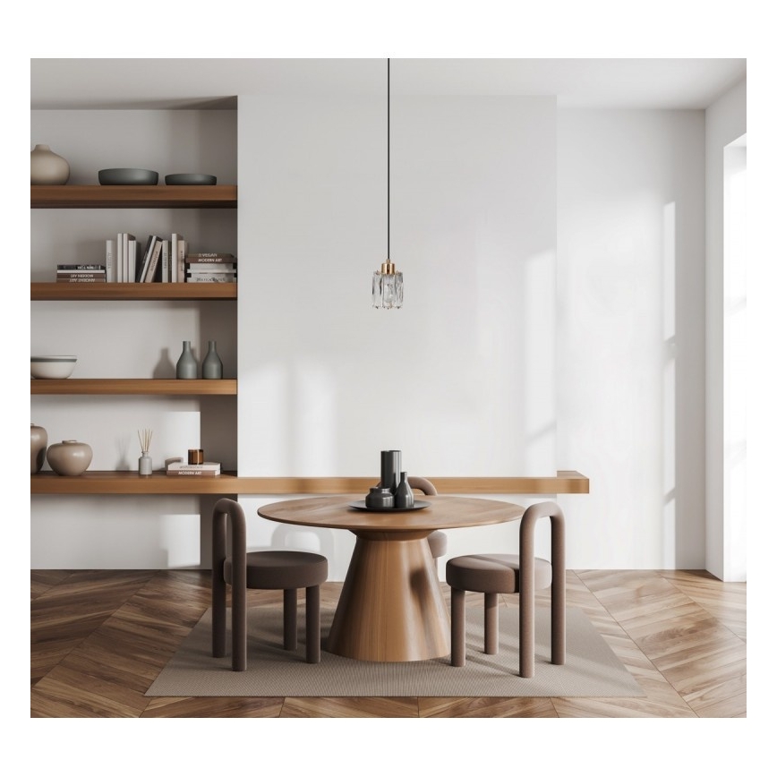 ITALUX - Pakabinama liustra TORNO ant laido 1xE14/40W/230V auksinė