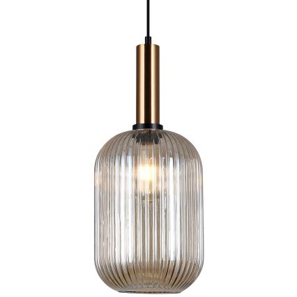 ITALUX - Pakabinamas sietynas ANTIOLA 1xE27/40W/230V diametras 20 cm bronza