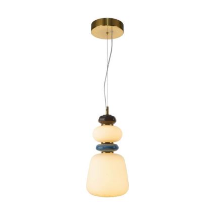 ITALUX - LED pakabinama liustra ant troselio EVANS LED/12W/230V 3000K auksinė/balta